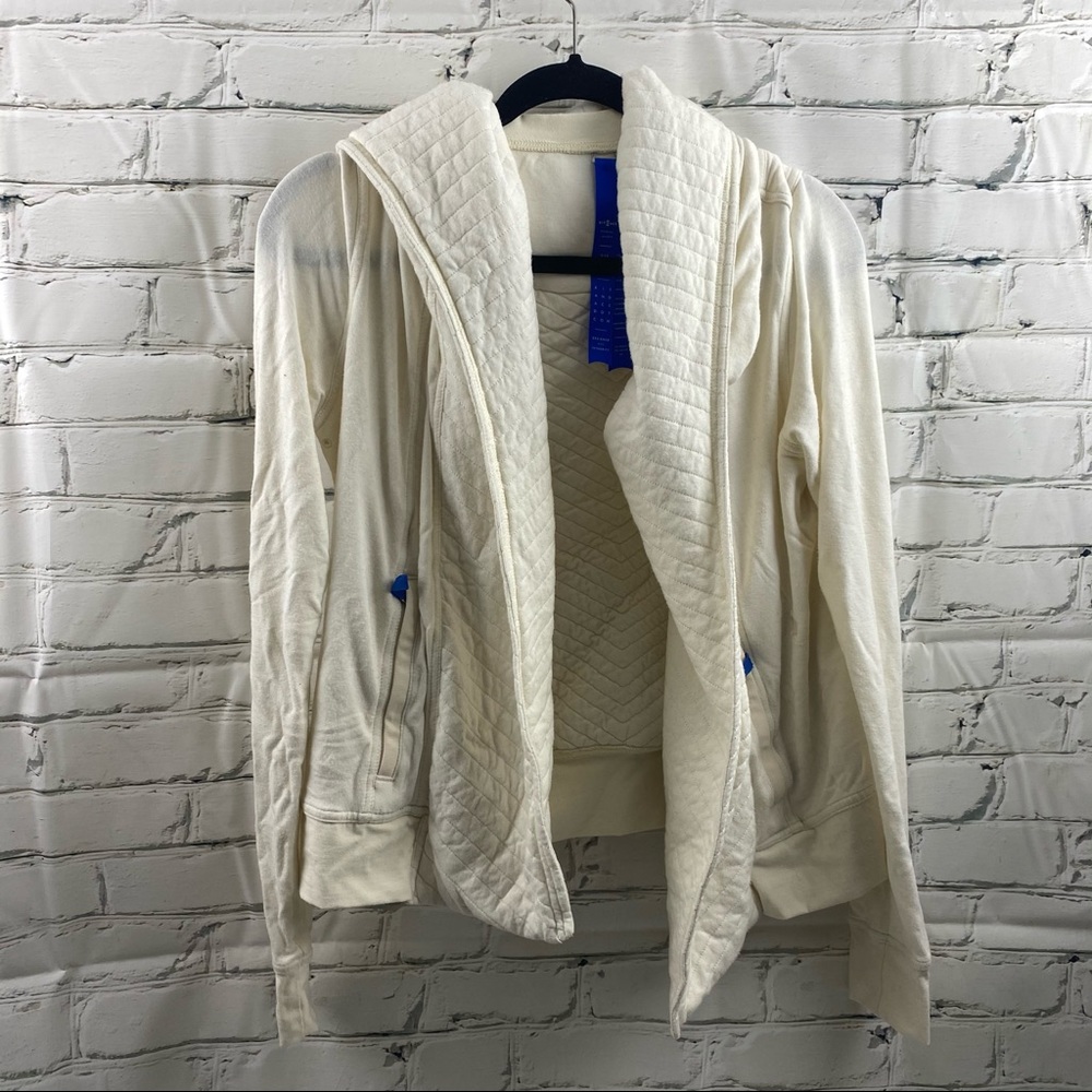 Kit and ace quilted sweater with oversized cowl